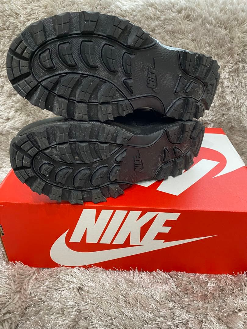 NIKE マノア レザー ブーツ 23.5シューズ ハイカット スニーカー 黒