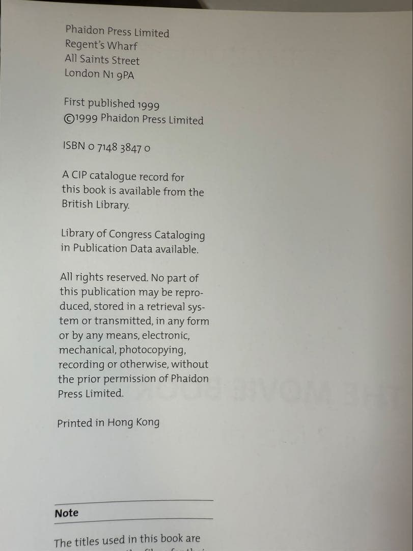 The Movie Book（Phaidon）　北野武