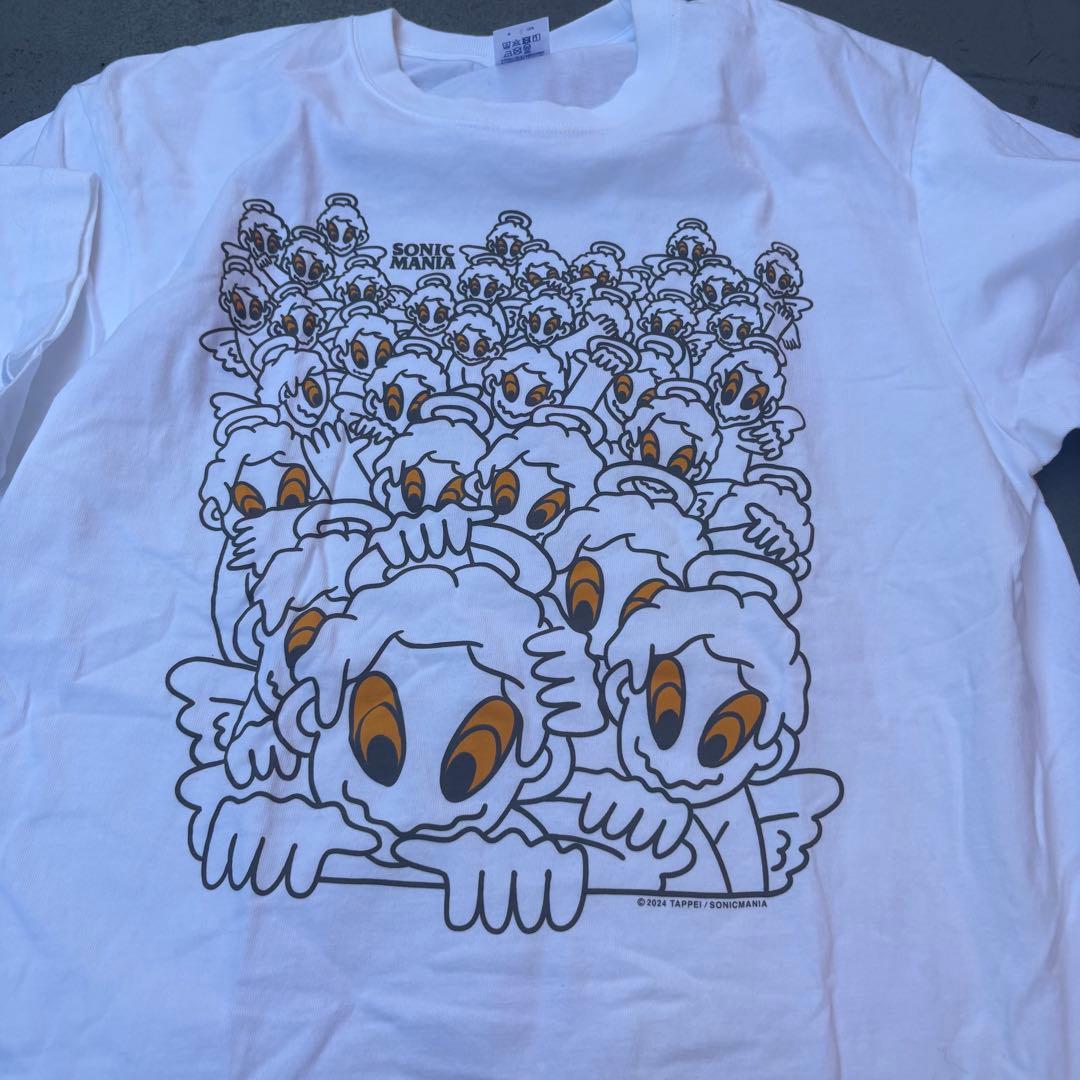 TAPPEI Sonic mania 両面プリント　半袖　tシャツ　カットソー