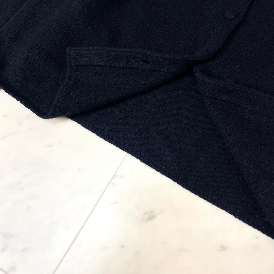 専用【極美品】フレームワーク 24AW 圧縮ウールクルーネックカーディガン紺 F