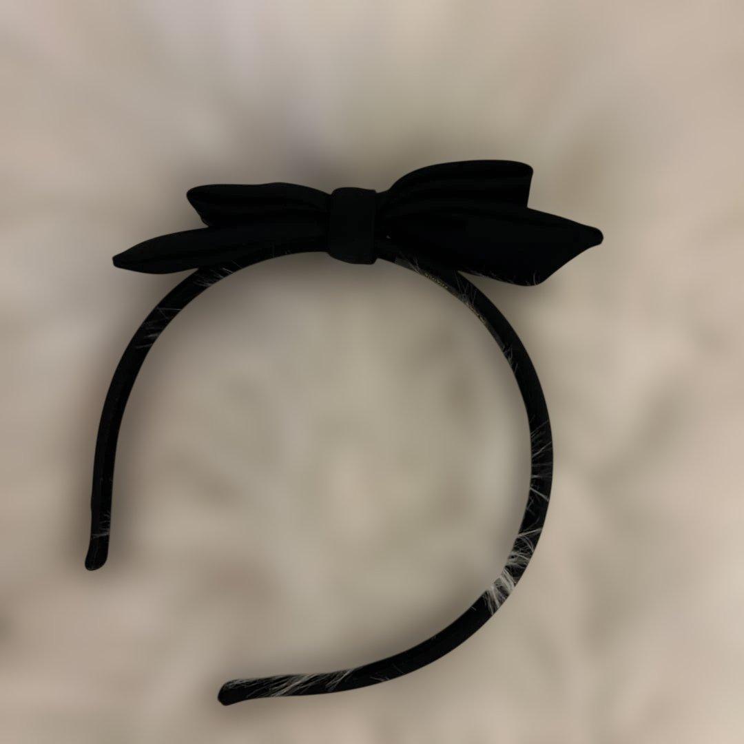 美品　ALEXANDRE DE PARIS サテン リボン カチューシャ