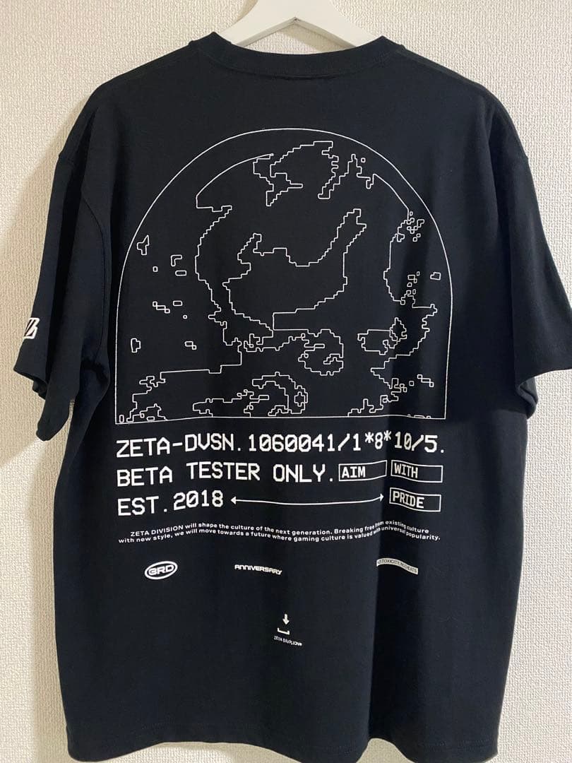 ZETA DIVISION 3RD ANNIVERSARY TEE／BLACK