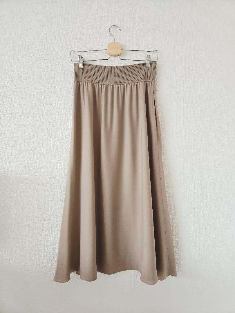 Theory SILK COMBORIB WB シルクロングスカート S