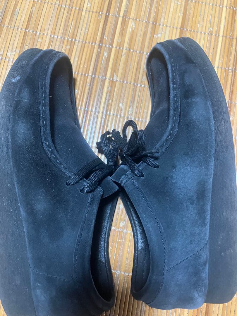 Clarks クラークス　ワラビー　wallabee ブラック　黒　スウェード