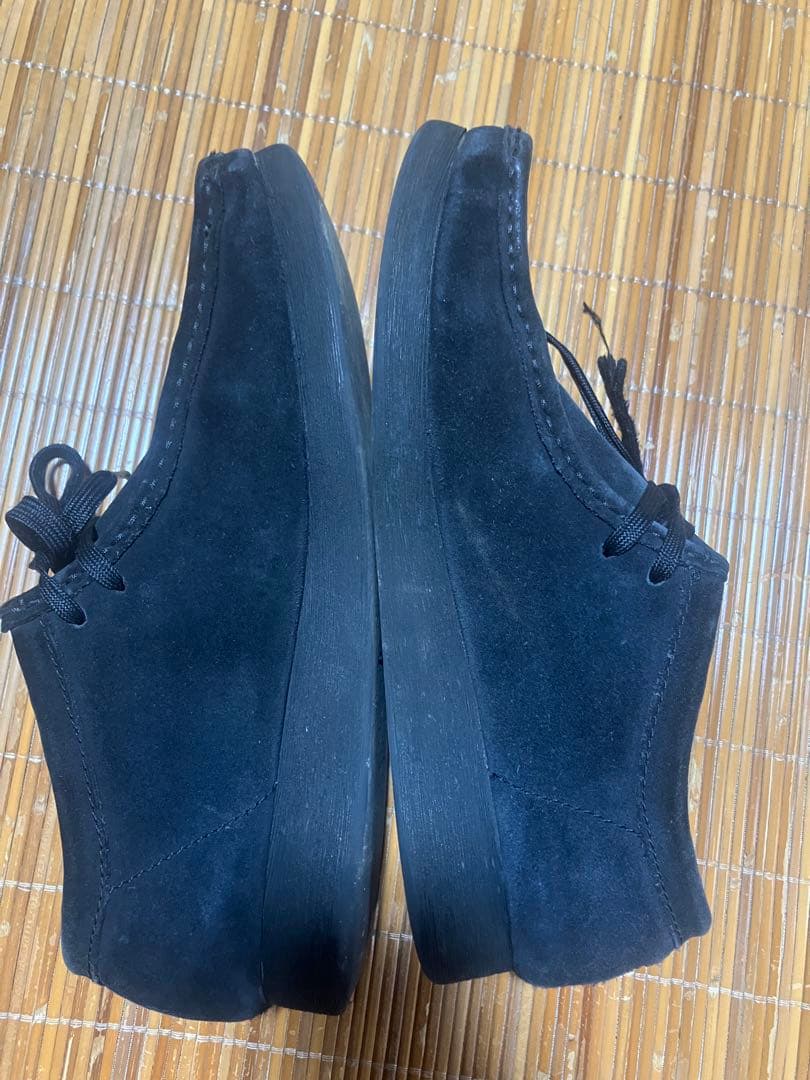 Clarks クラークス　ワラビー　wallabee ブラック　黒　スウェード