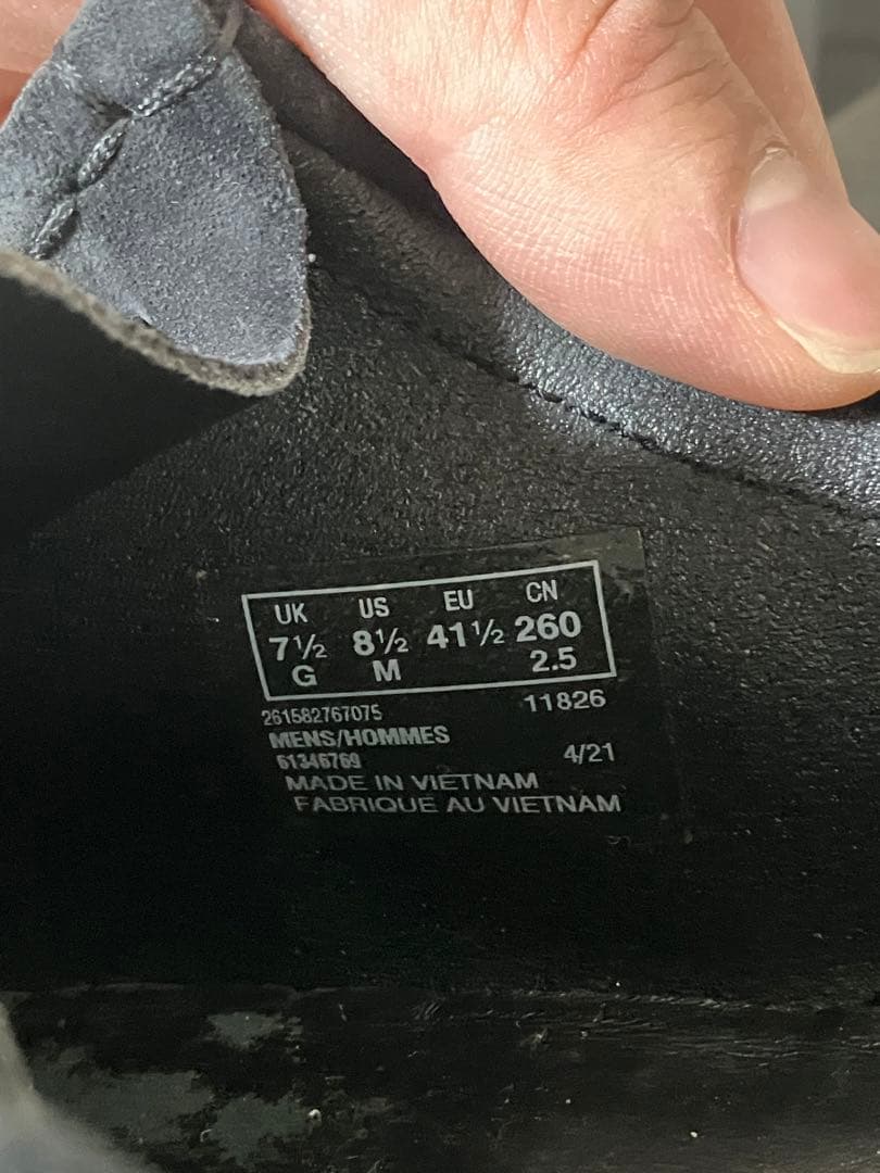 Clarks クラークス　ワラビー　wallabee ブラック　黒　スウェード