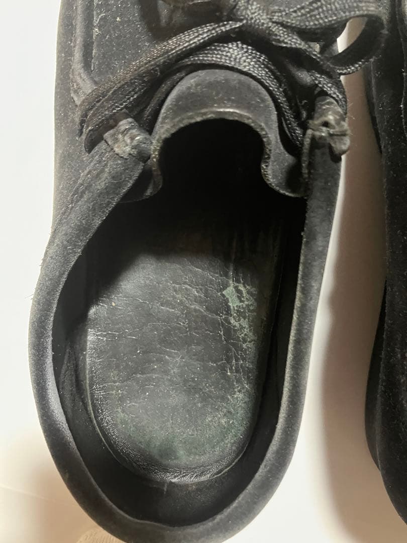 Clarks クラークス　ワラビー　wallabee ブラック　黒　スウェード