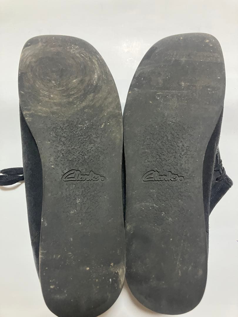 Clarks クラークス　ワラビー　wallabee ブラック　黒　スウェード