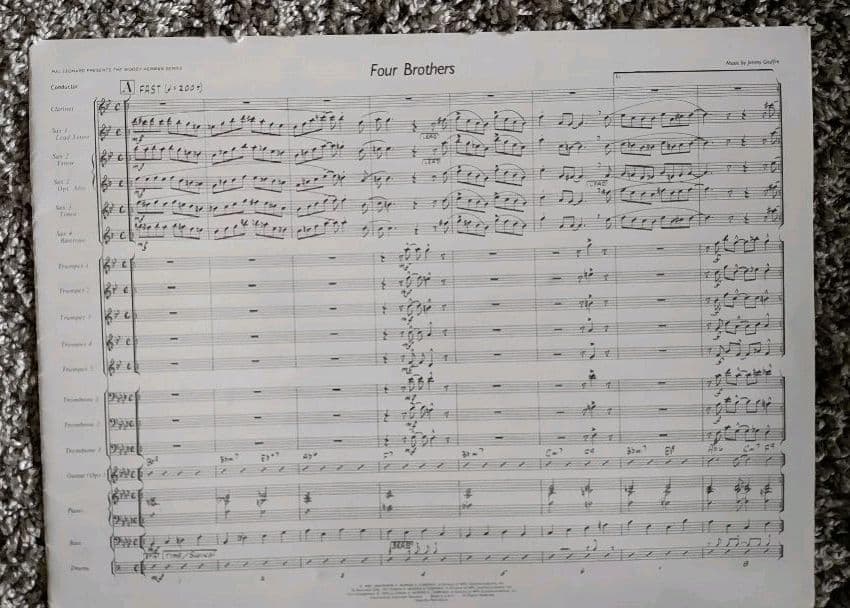 ビッグバンド譜Four Brothers/Woody Herman Orch.