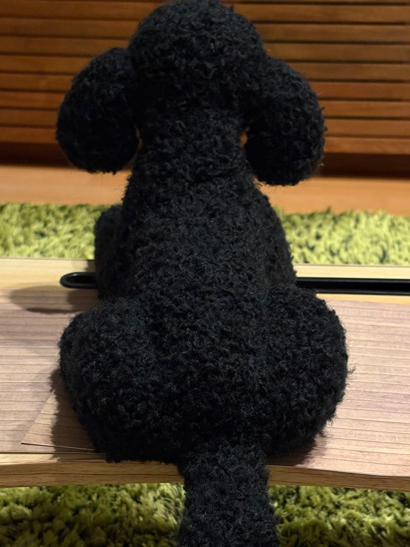 羊毛フェルト 毛糸 トイプードル（ブラック）大きめ❣️専用❣️