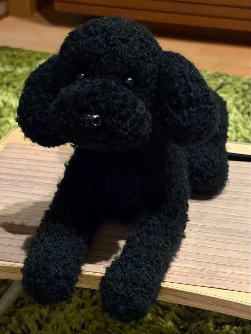 羊毛フェルト 毛糸 トイプードル（ブラック）大きめ❣️専用❣️