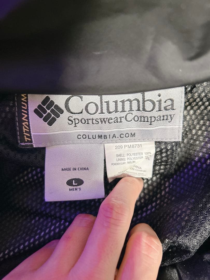 ど*も様 Columbia 蛍光イエロー フード付きジャケット➕ズボンセット