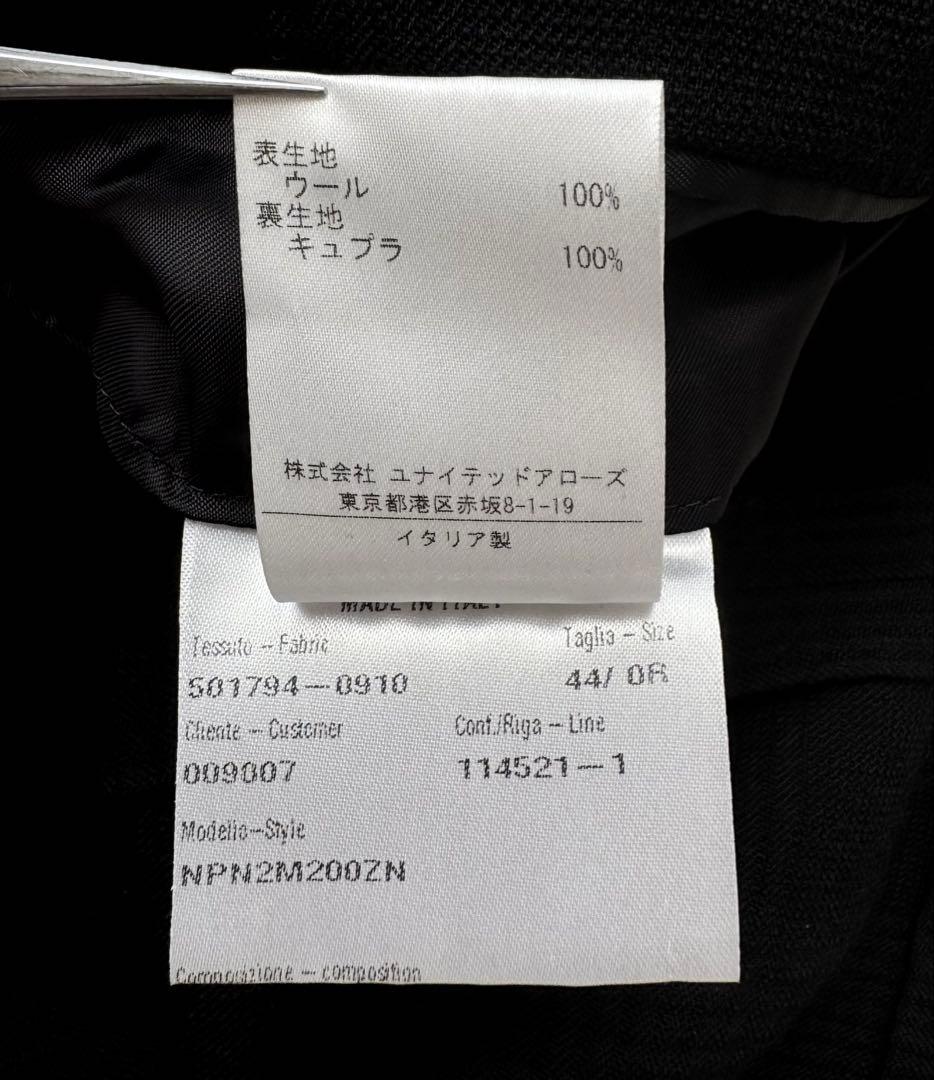 【極美品・未使用級】 CARUSOカルーゾ ジャケット 最新ロゴ
