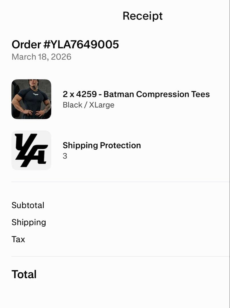  × Batman コンプレッション Tシャツ ブラック XL 1
