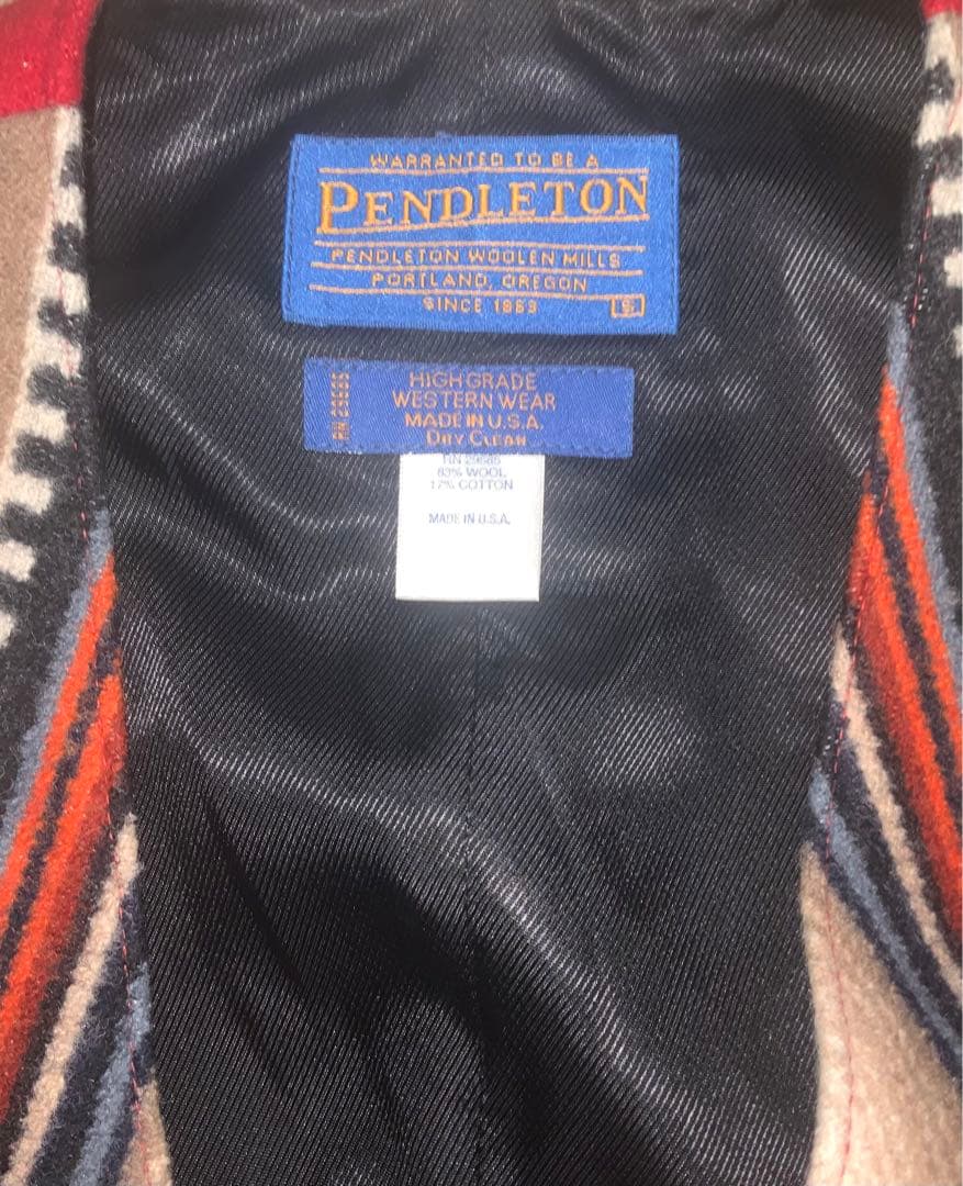 ペンドルトン　ベスト　made in USA Sサイズ