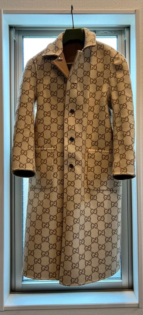 ちゃこさま専用GUCCI リバーシブル GGウール コート　38