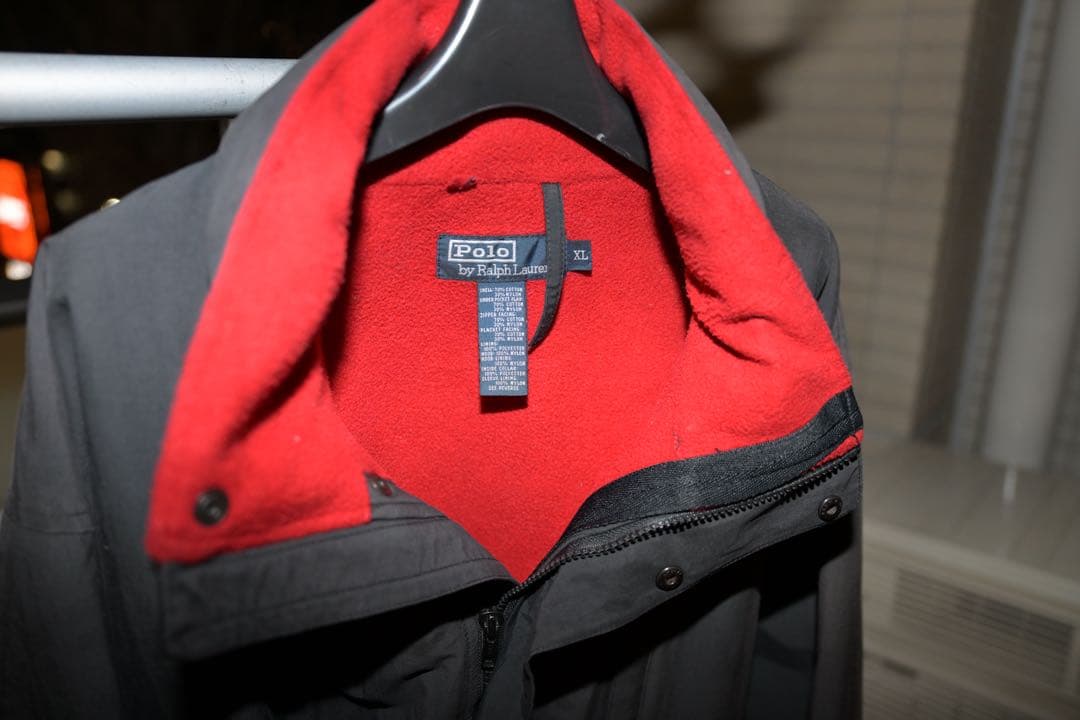 短丈 90's Polo fleece+shell Jacket