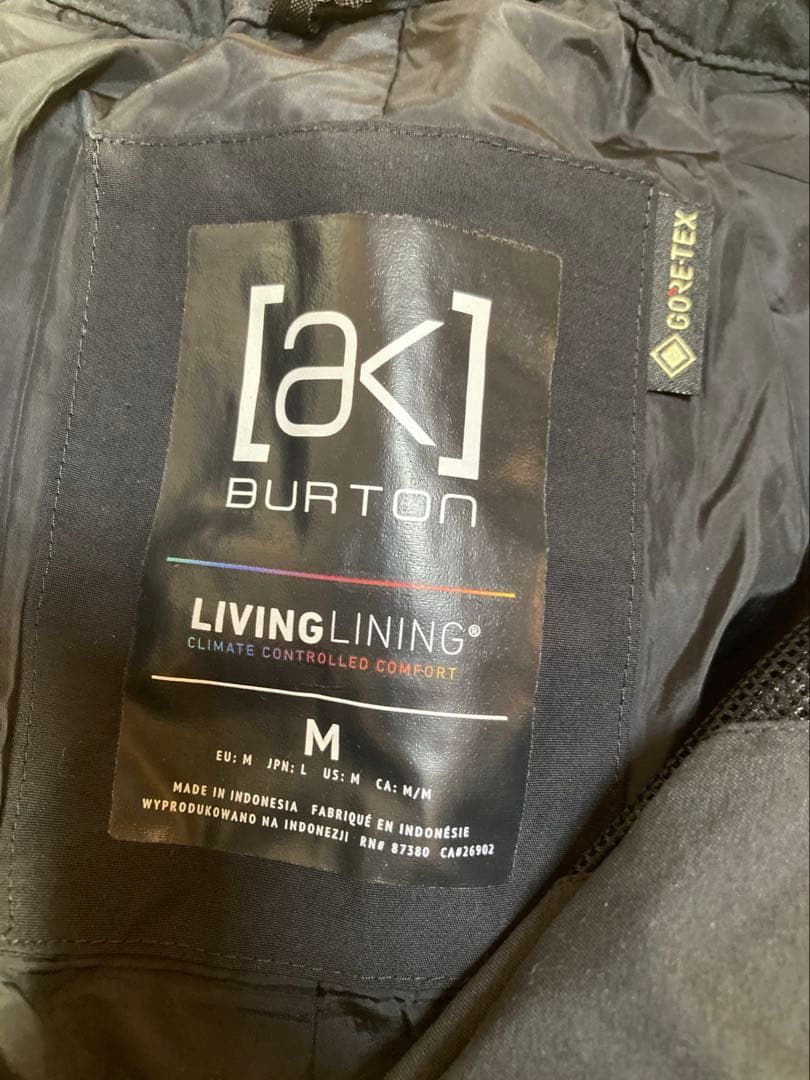 メンズ BURTON AK サイクリック GORE-TEX 2L パンツ M 黒