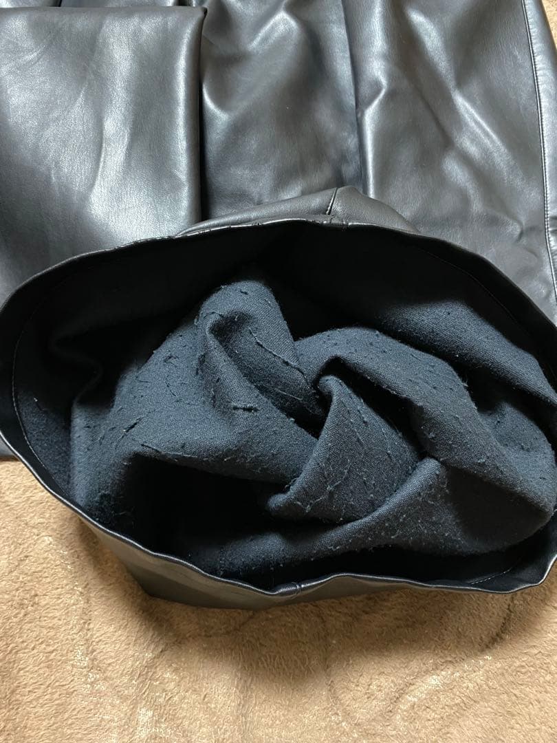 seyto leather flare pants/レザーフレアパンツ