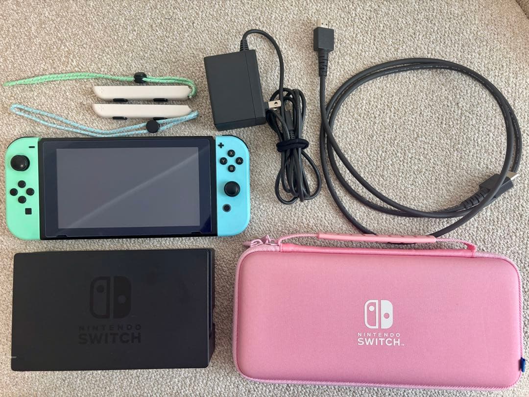 どうぶつの森Nintendo Switch 本体 (SDカード、ケース付き)