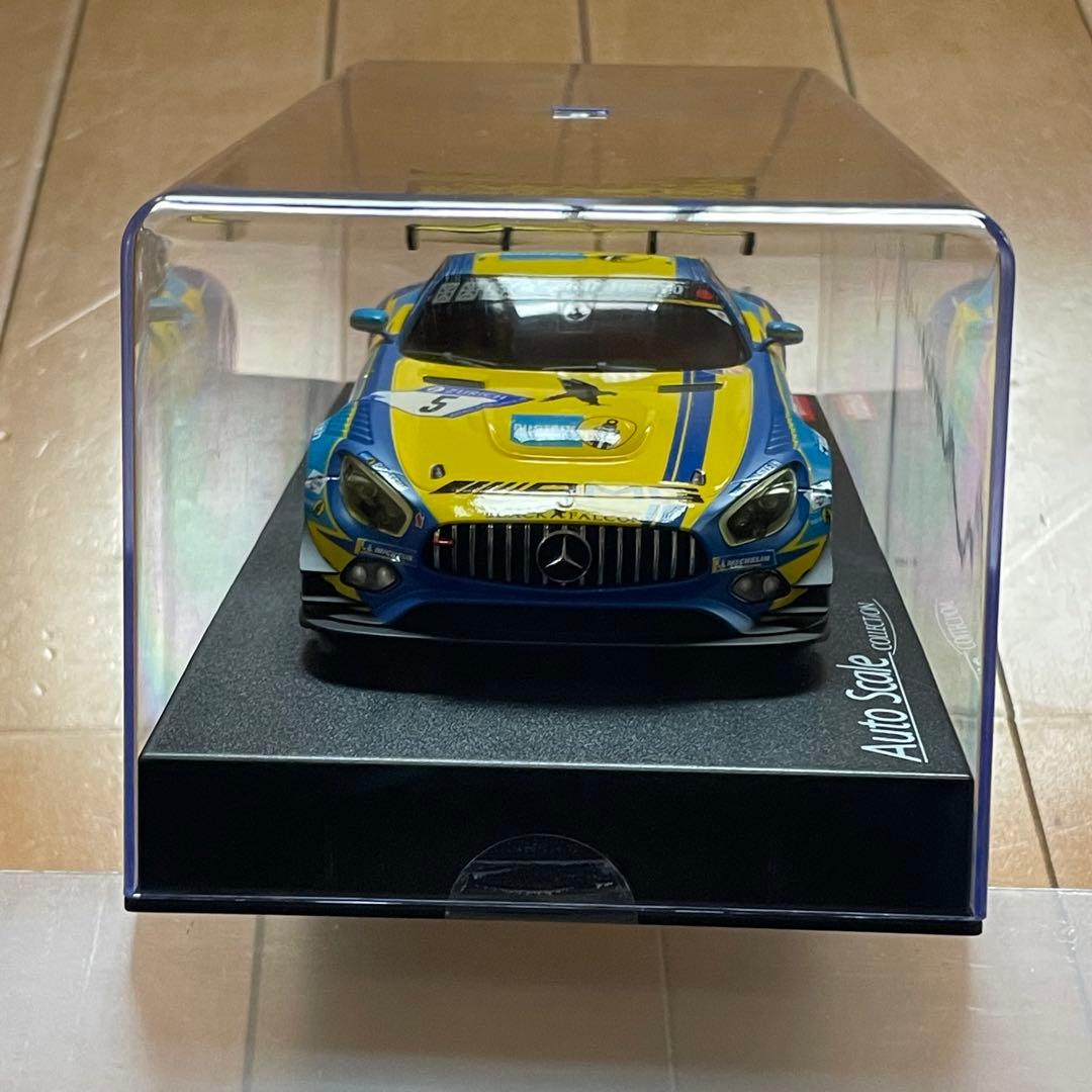京商　ASC メルセデス AMG GT3 ブルー/イエロー