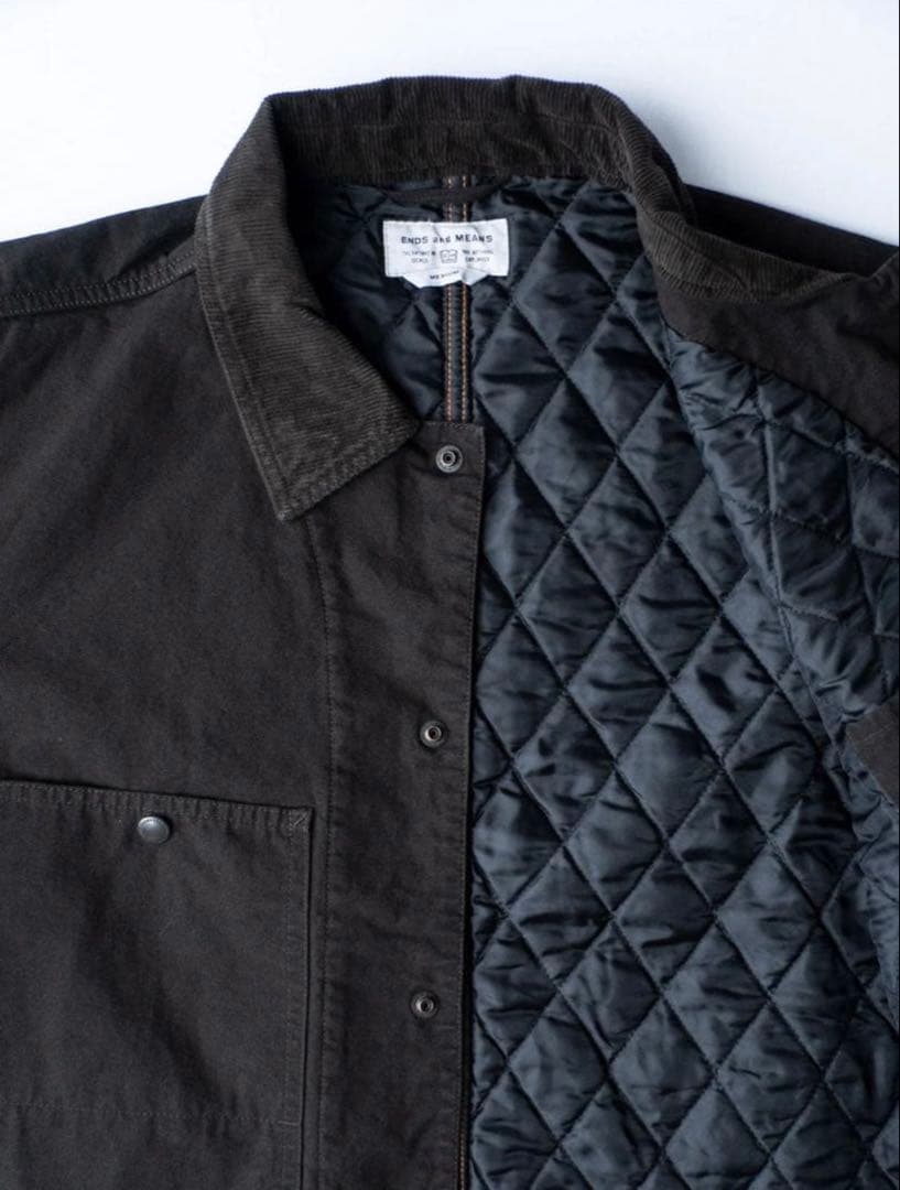 ENDS AND MEANS Quilted Coverall ジャケット