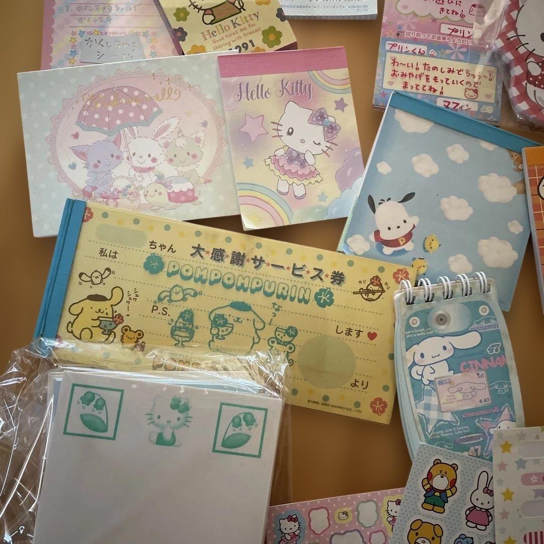【在庫処分】平成　レトロ　メモ帳　サンリオ　大量　まとめ売り