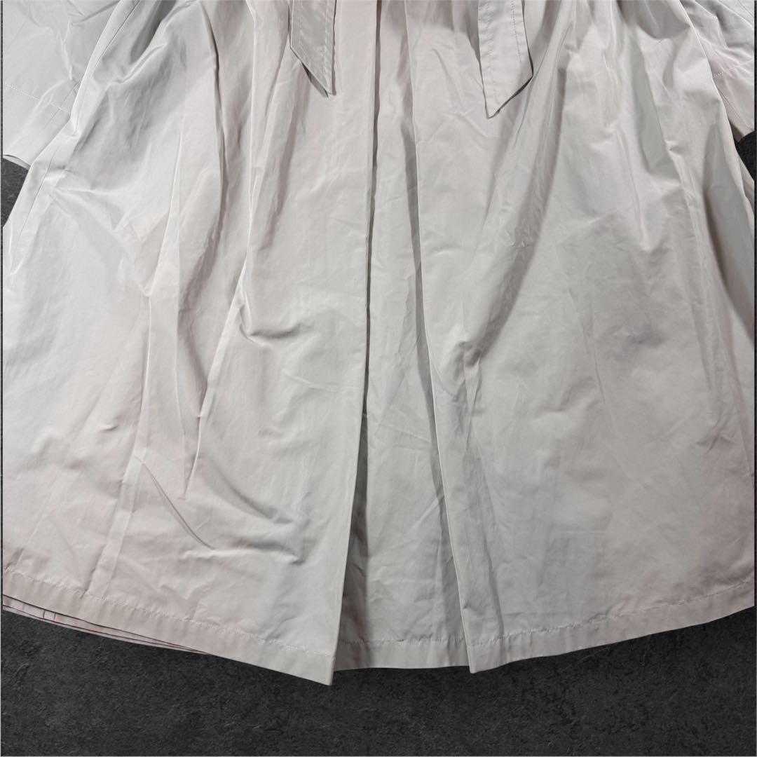 希少 美品 大きいサイズ MaxMara トレンチコート　春レインウェア　銀タグ
