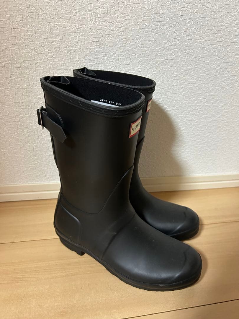 HUNTER ブラック 長靴　23〜23.5㎝