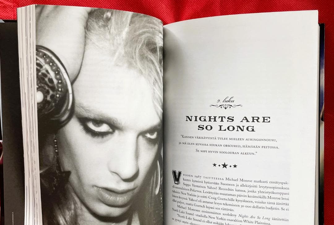 【絶版・美品】マイケル・モンロー自伝『Michael Monroe』
