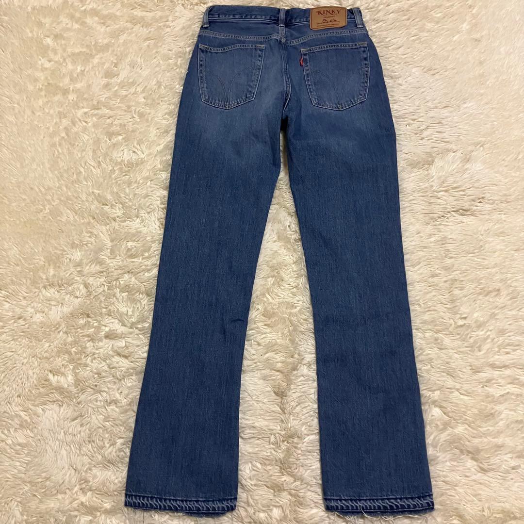 美品　ヒステリックグラマー　ギターガール　ブルー　インディゴ　デニム　パンツ