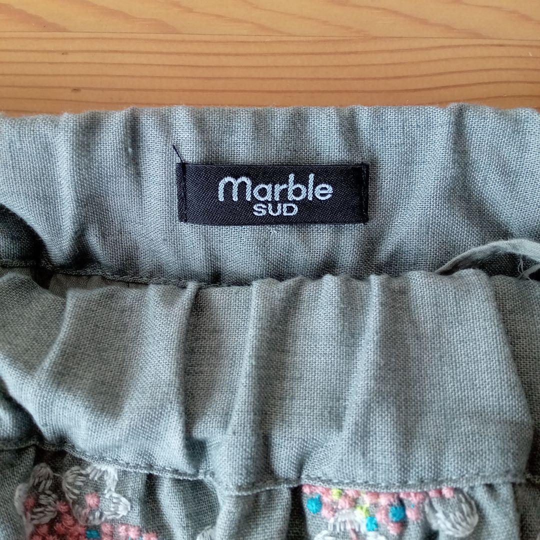 marble sud アジサイ フレアスカート グレー フリーサイズ