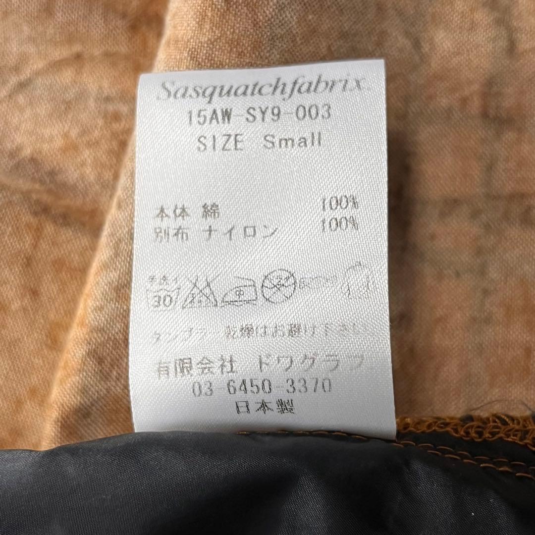 ◎Sasquatchfabrix. BIG SHIRTS JACKET 柿渋