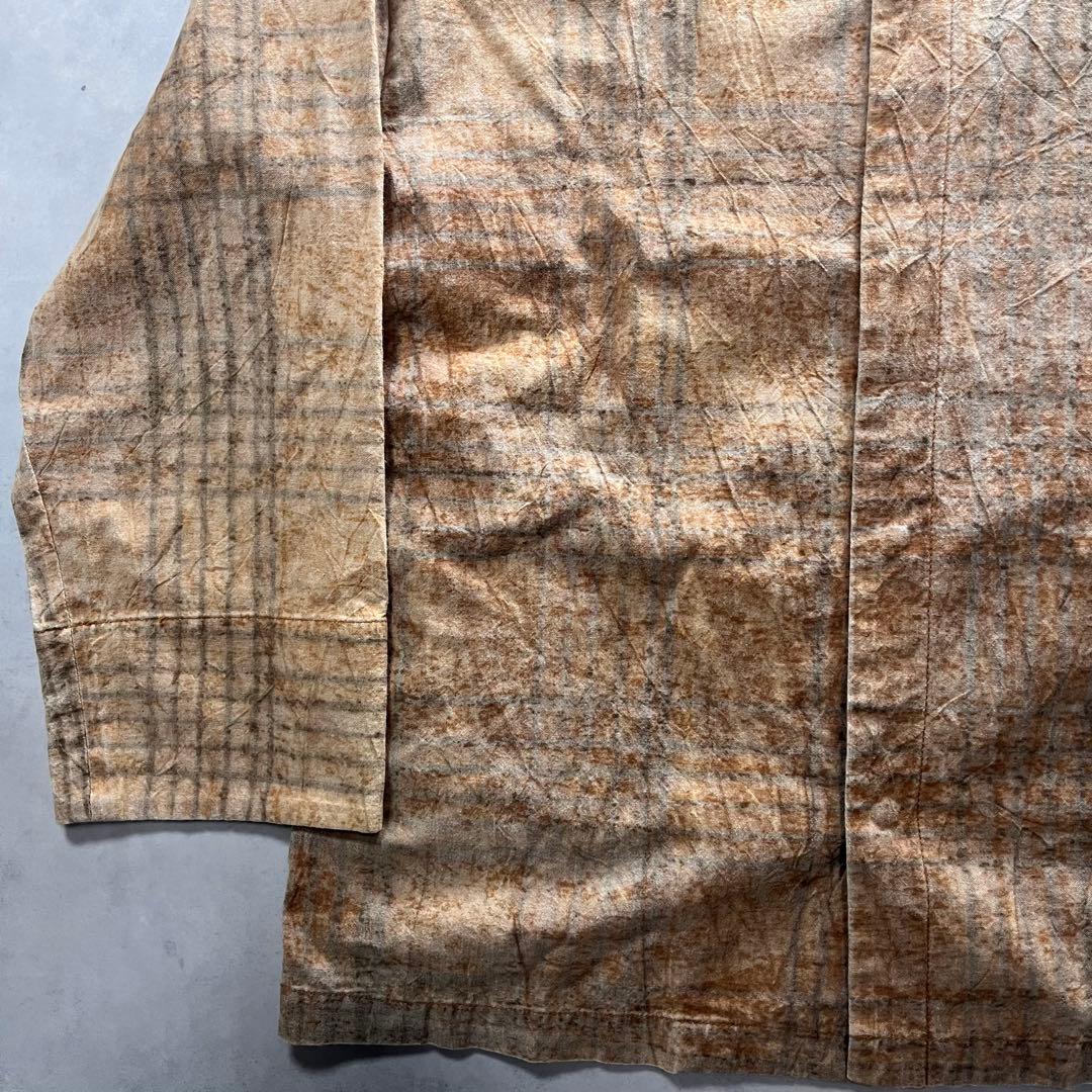 ◎Sasquatchfabrix. BIG SHIRTS JACKET 柿渋