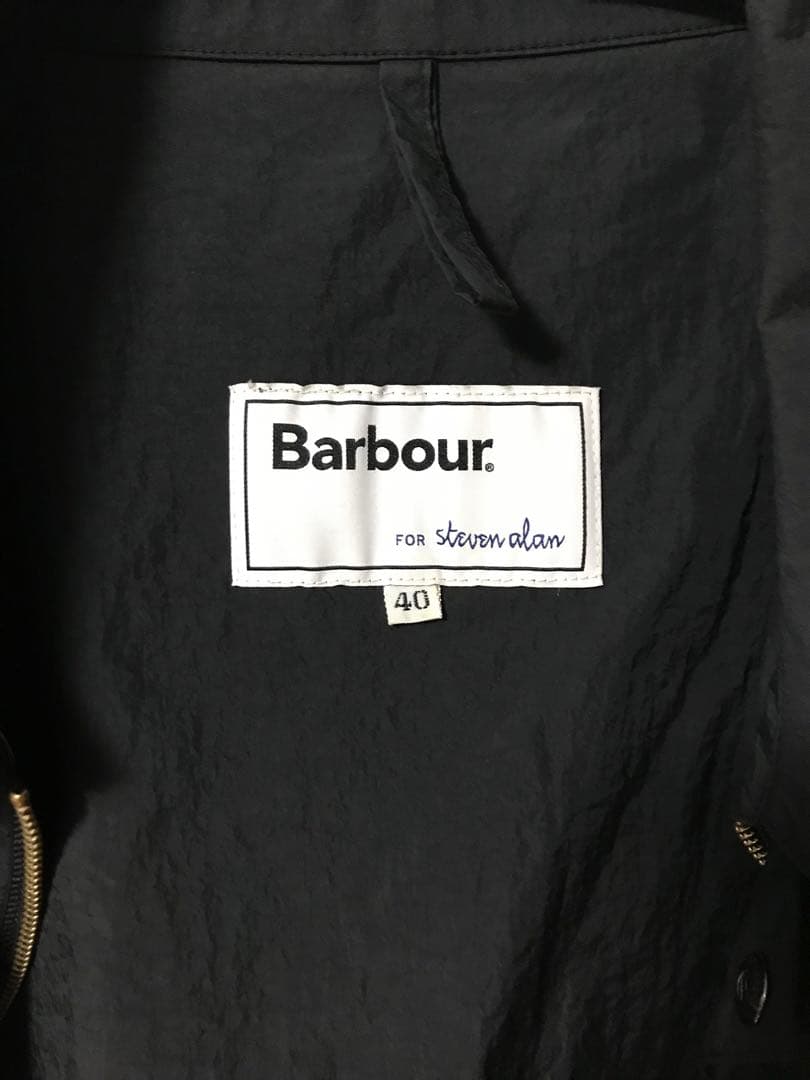 Barbour×STEVEN ALAN 別注ロングナイロンコート