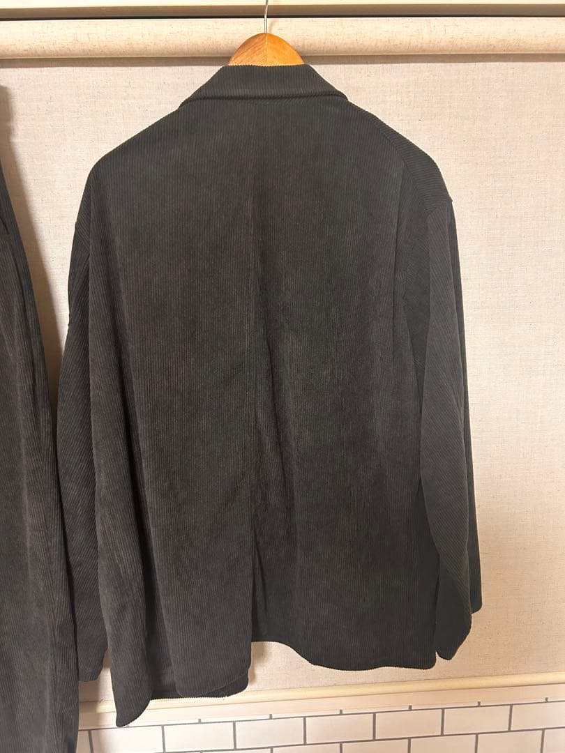 FREAK’S STOREコーデュロイ セットアップ　チャコールグレー