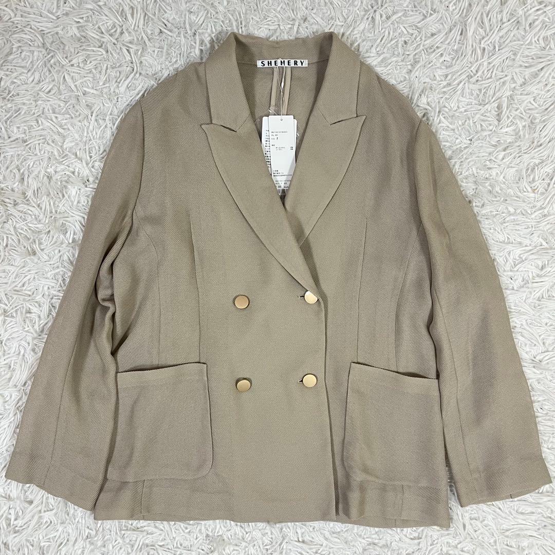 新品❣️SHENERY シーナリー メッシュジャケット ダブル 金ボタン 2024