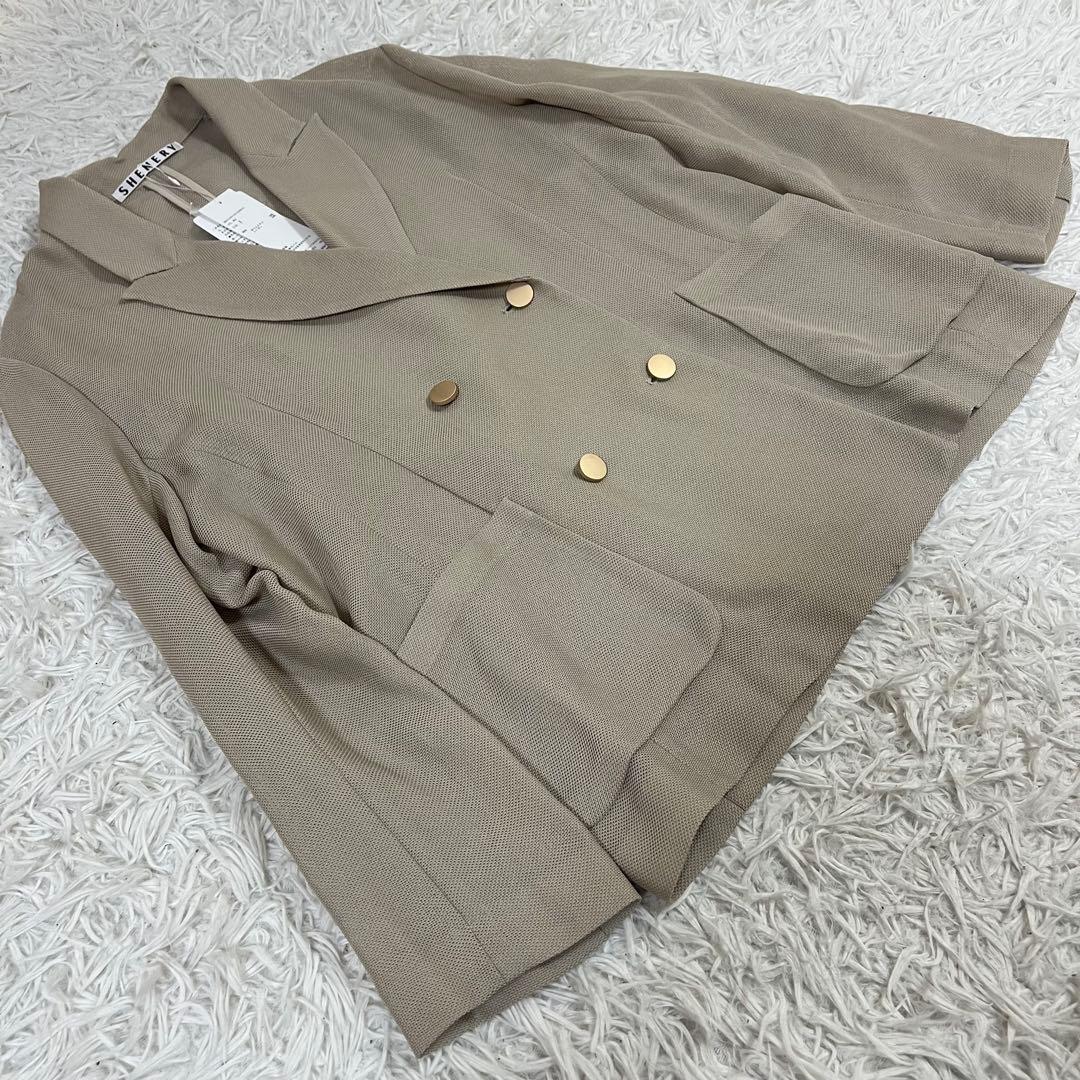 新品❣️SHENERY シーナリー メッシュジャケット ダブル 金ボタン 2024