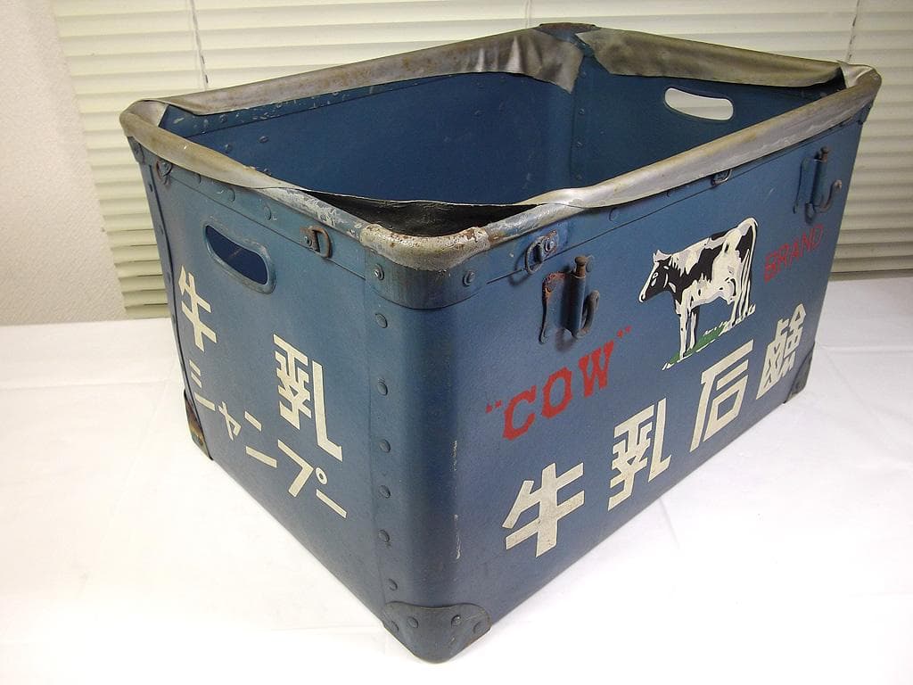 当時物！牛乳石鹸 ボテ箱 昭和レトロ アンティーク