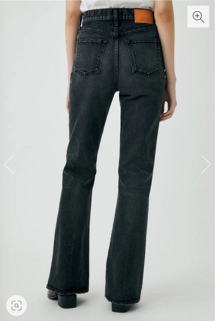 パンツ MOUSSY MVS FLARE BLACK 25