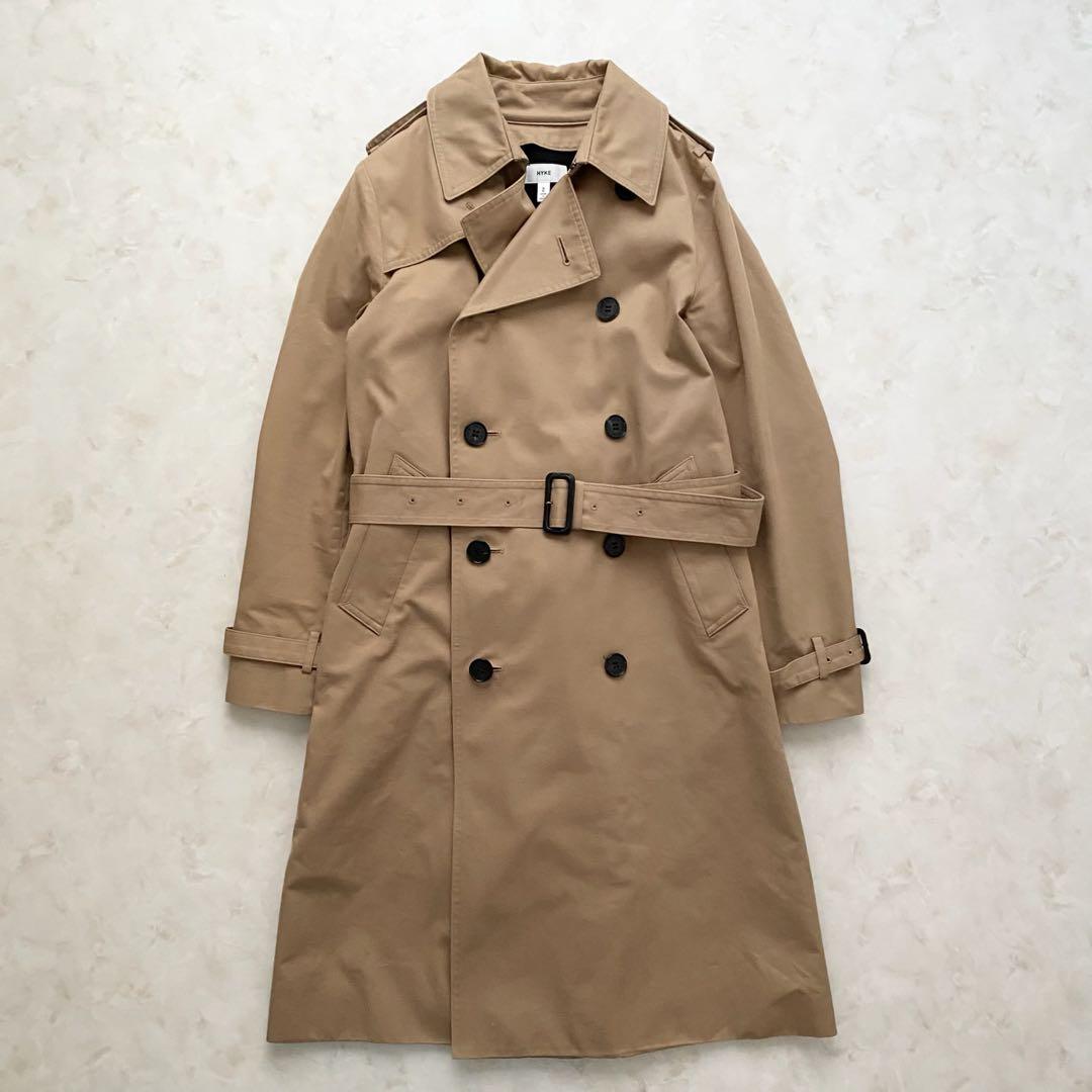 ★美品★HYKE ハイク トレンチコート ベルト　ライナー　スプリングコート　M