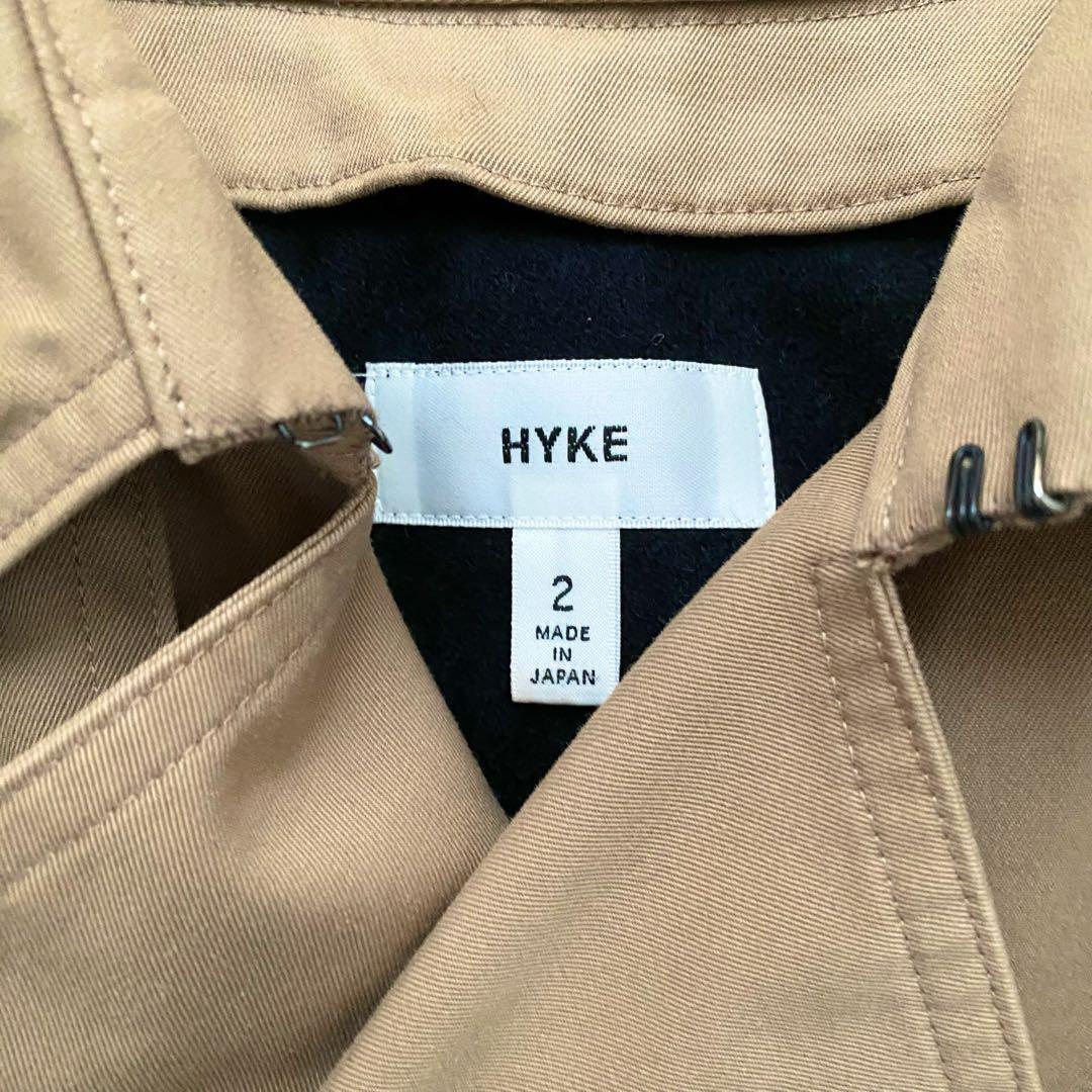 ★美品★HYKE ハイク トレンチコート ベルト　ライナー　スプリングコート　M