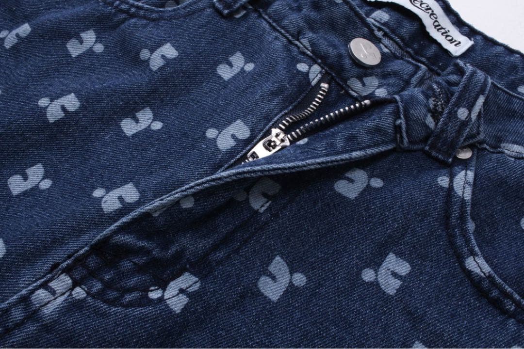 美品【即納】rest &recreation 韓国 ストレートデニム ワイド