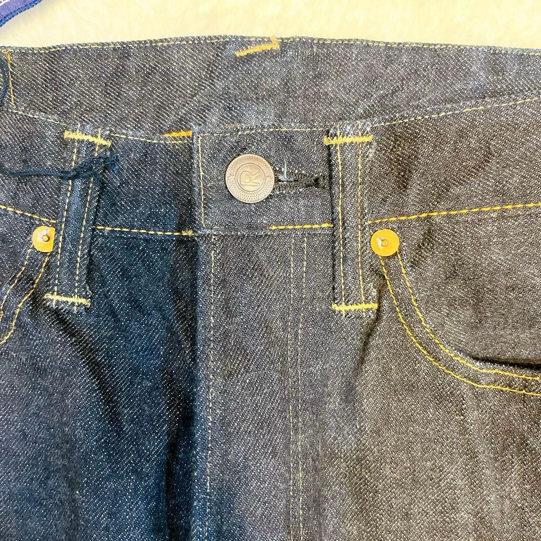【未使用級】45rpm山羊タグデニムパンツ赤耳28レディース バンダナ付 当時物
