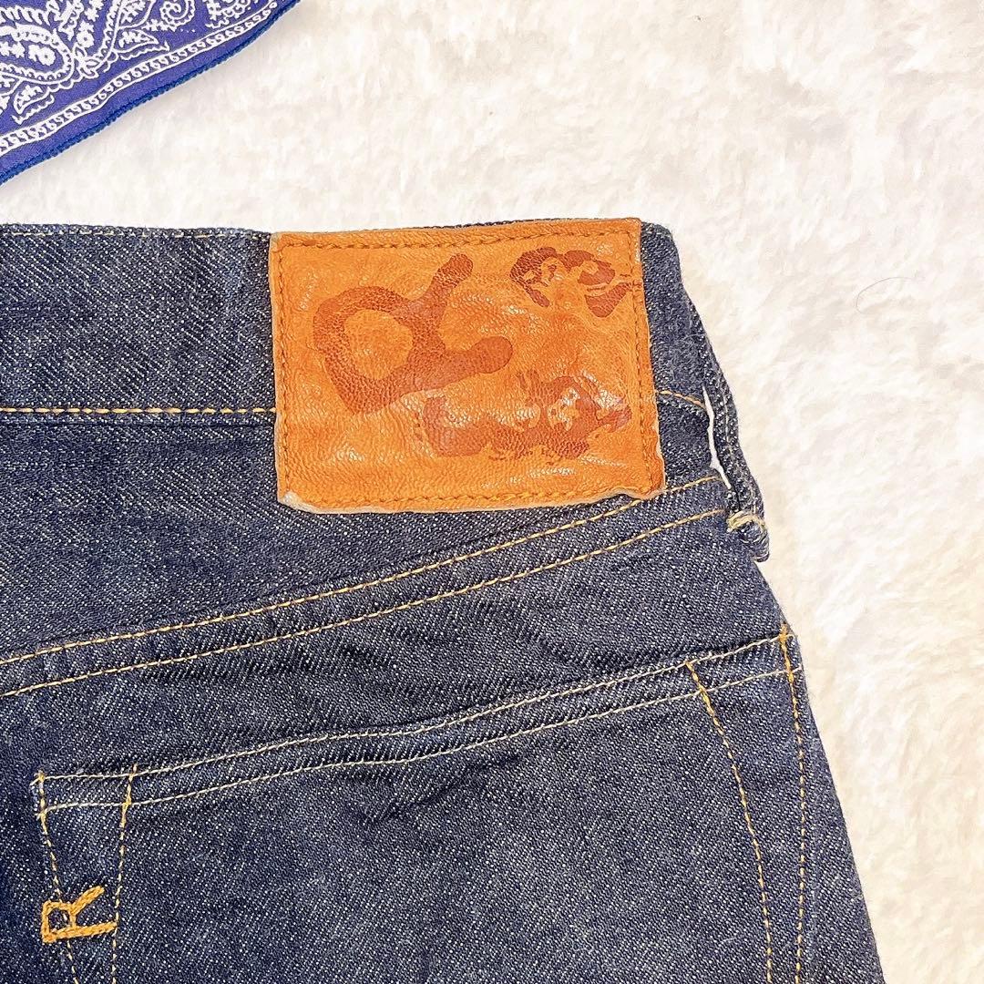 【未使用級】45rpm山羊タグデニムパンツ赤耳28レディース バンダナ付 当時物