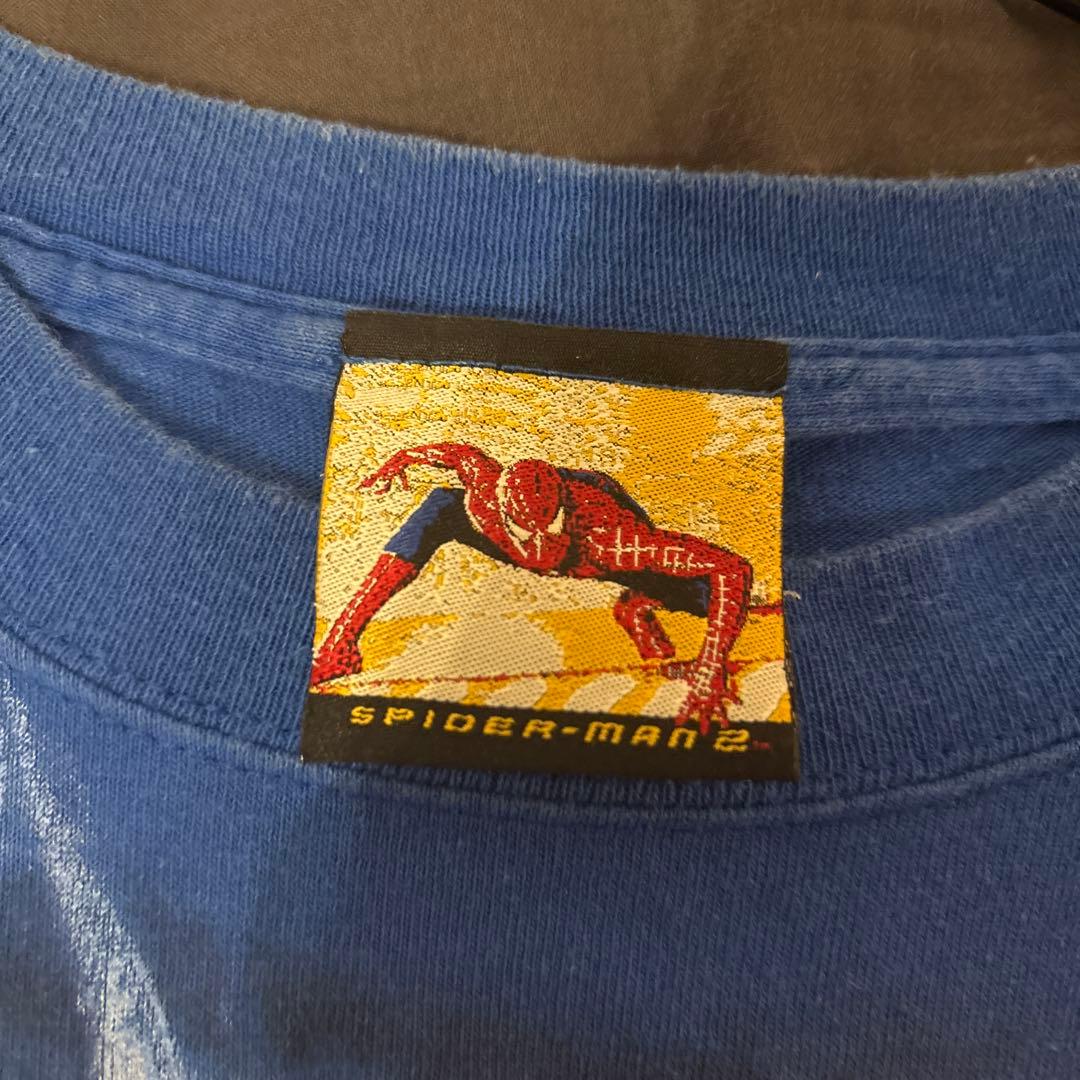 激レア 00s Spyder-Man2”スパイダーマン”ムービーTシャツ ナード