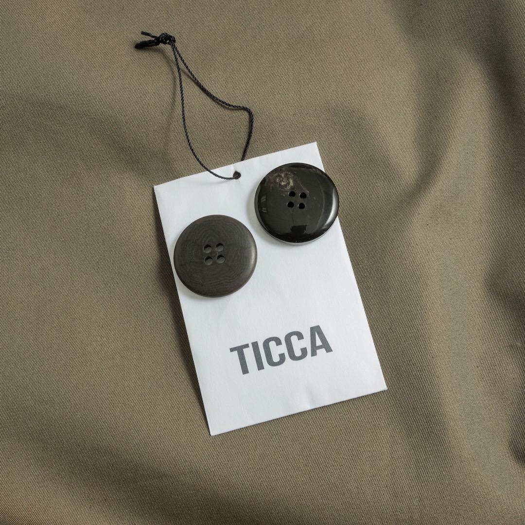 美品 TICCA ティッカ HPS別注 2025年 トレンチテントコート カーキ