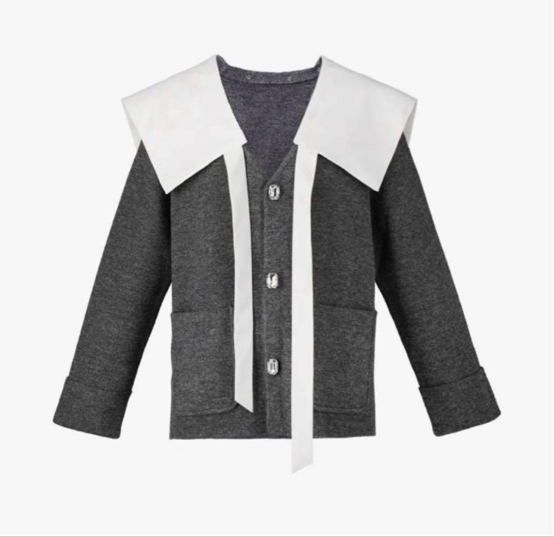 Bibiy. PENELOPE COLLAR KNIT ペネロペカラーニット