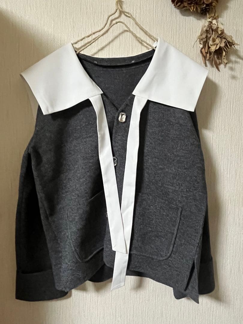 Bibiy. PENELOPE COLLAR KNIT ペネロペカラーニット