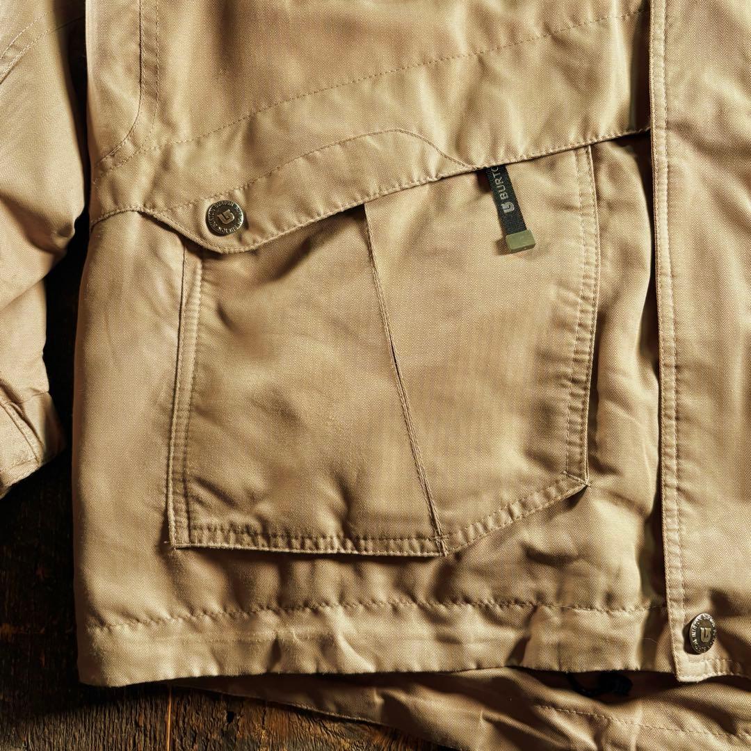 古着　オールドバートン　マウンテンパーカー　ブラウン　ベージュ　L 90s M.